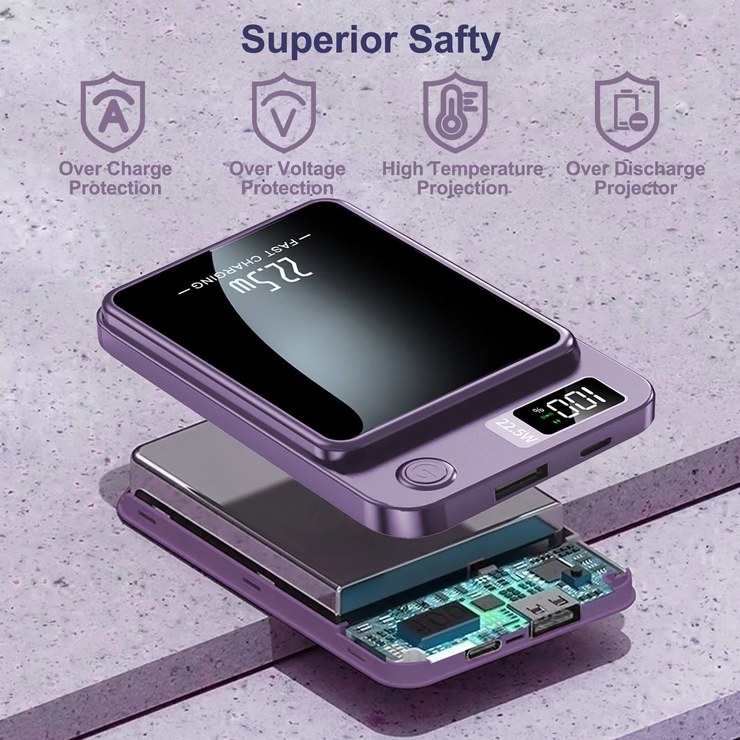 Magnetic Wireless Power Bank