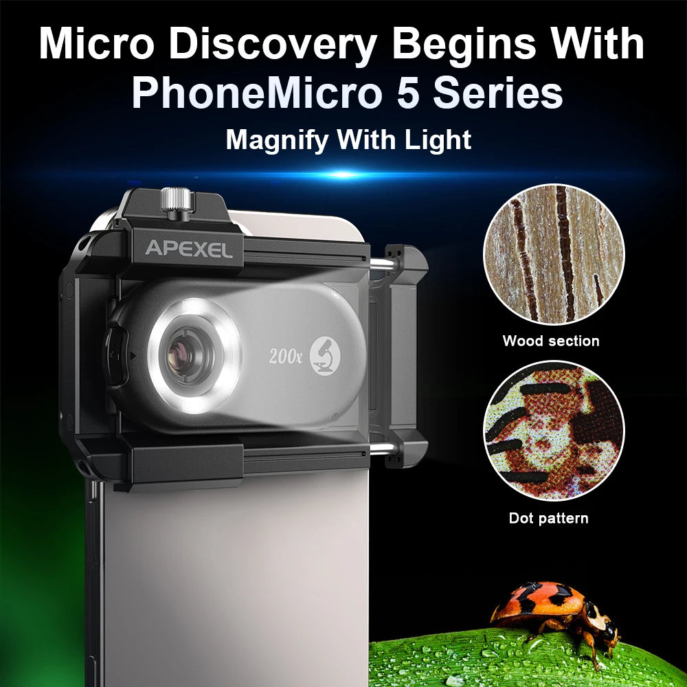 200X Smartphone Microscope Lens