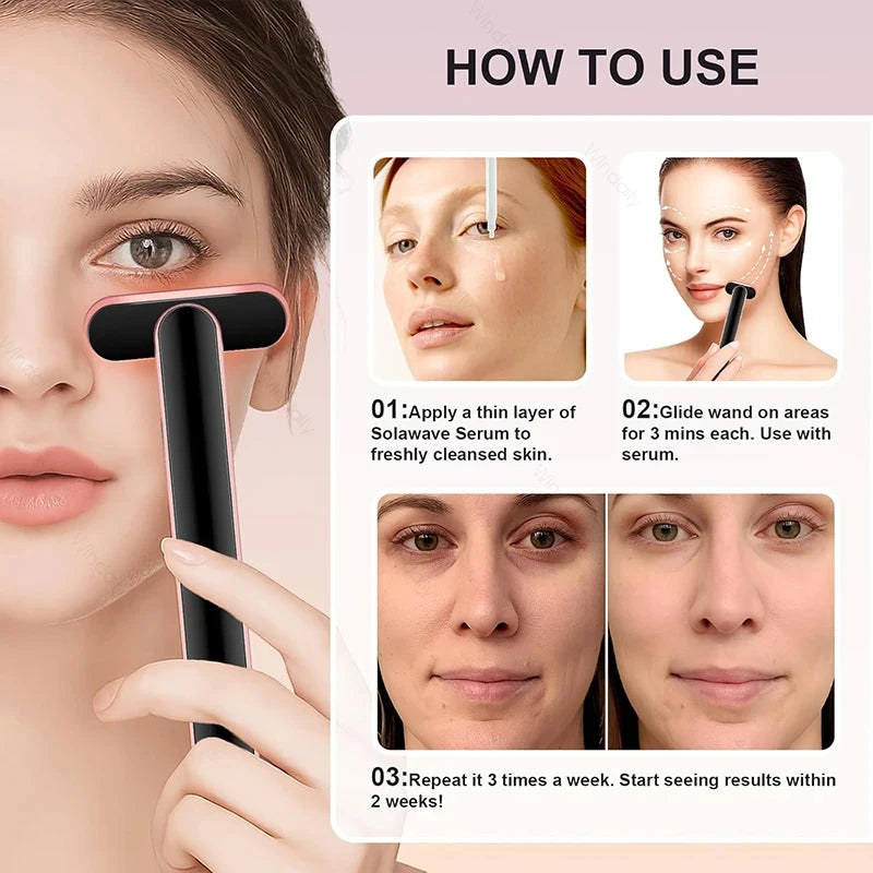 LED Facial Massage Wand