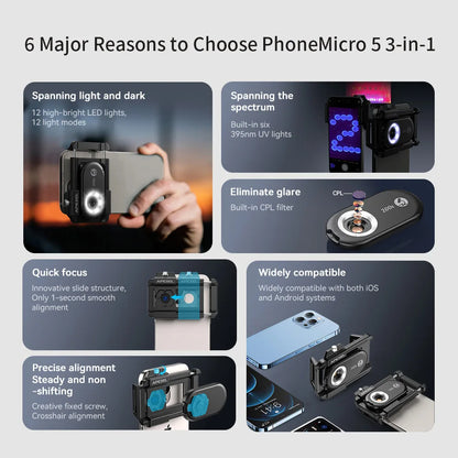 200X Smartphone Microscope Lens