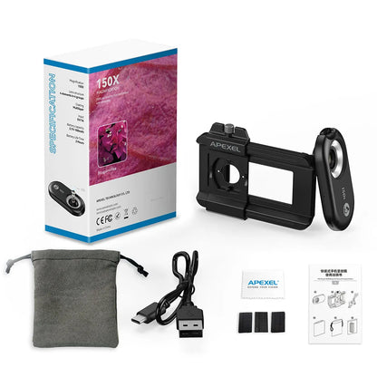 200X Smartphone Microscope Lens