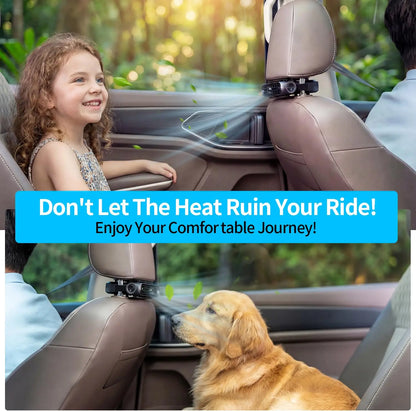 Mini USB Car Backseat Fan