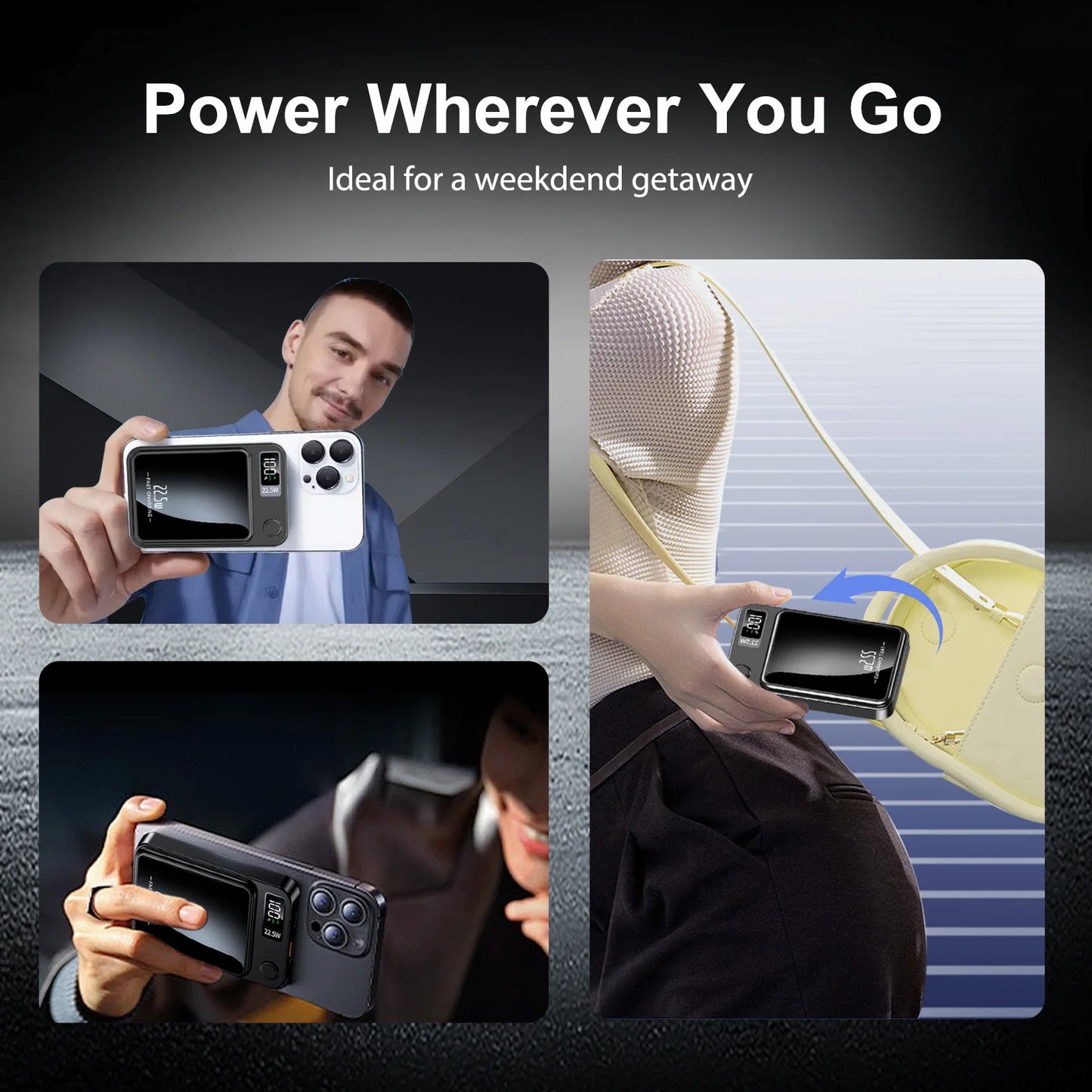 Magnetic Wireless Power Bank