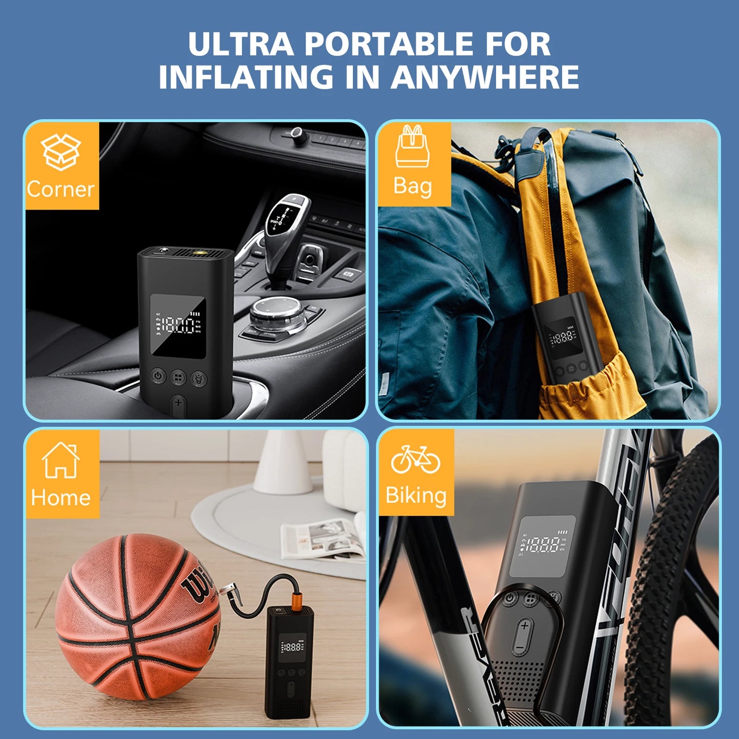 Portable Tire Air Inflator