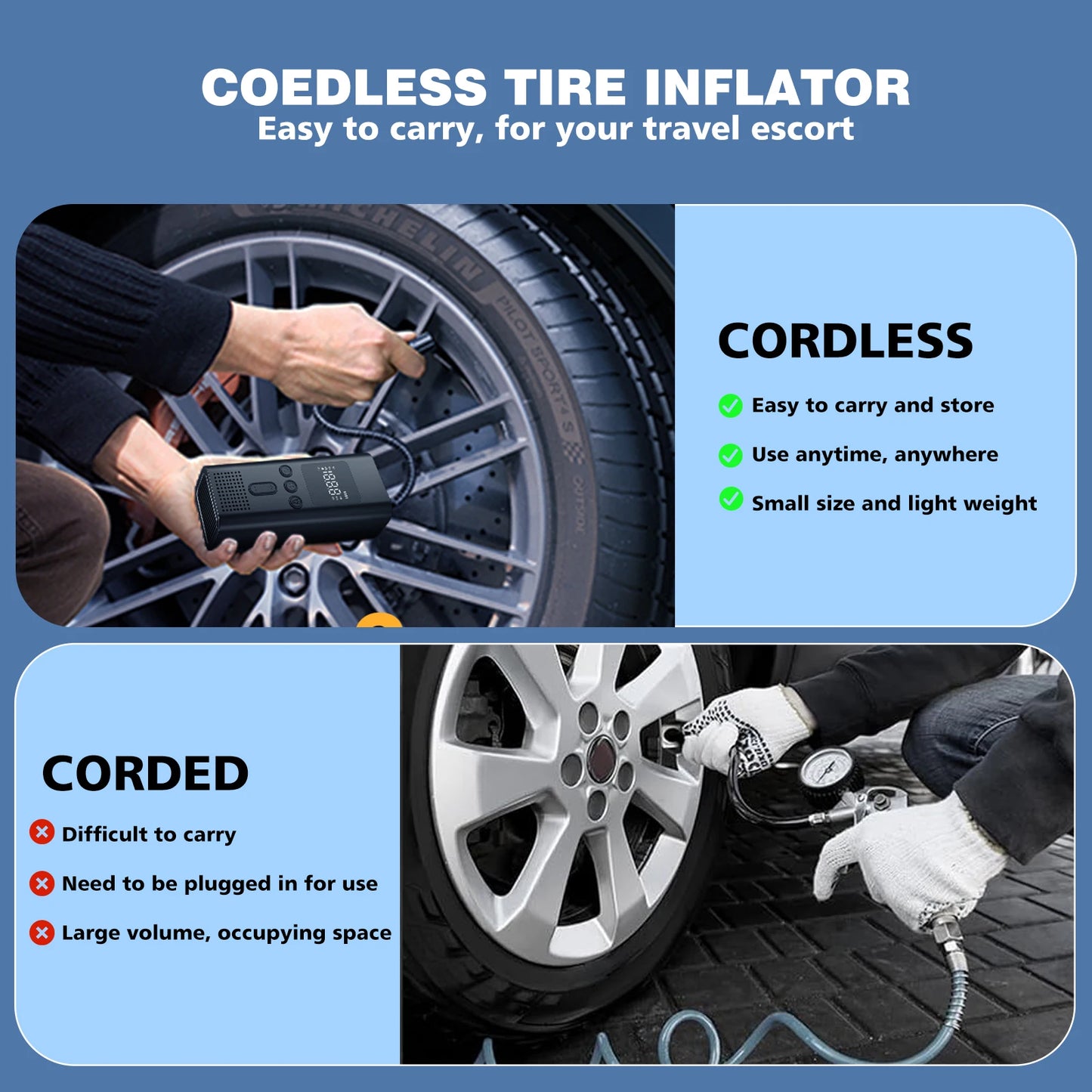 Portable Tire Air Inflator