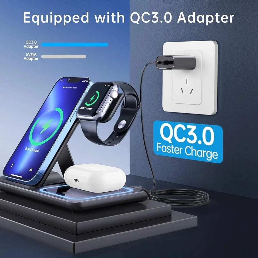 3-in-1 Wireless Charger