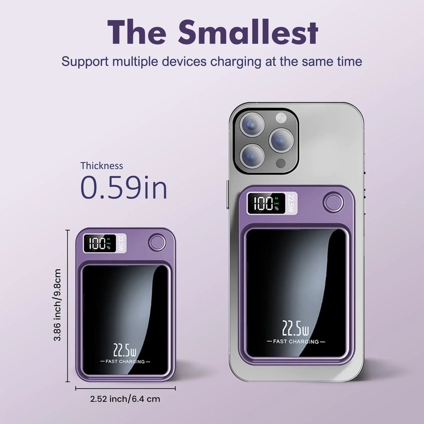 Magnetic Wireless Power Bank