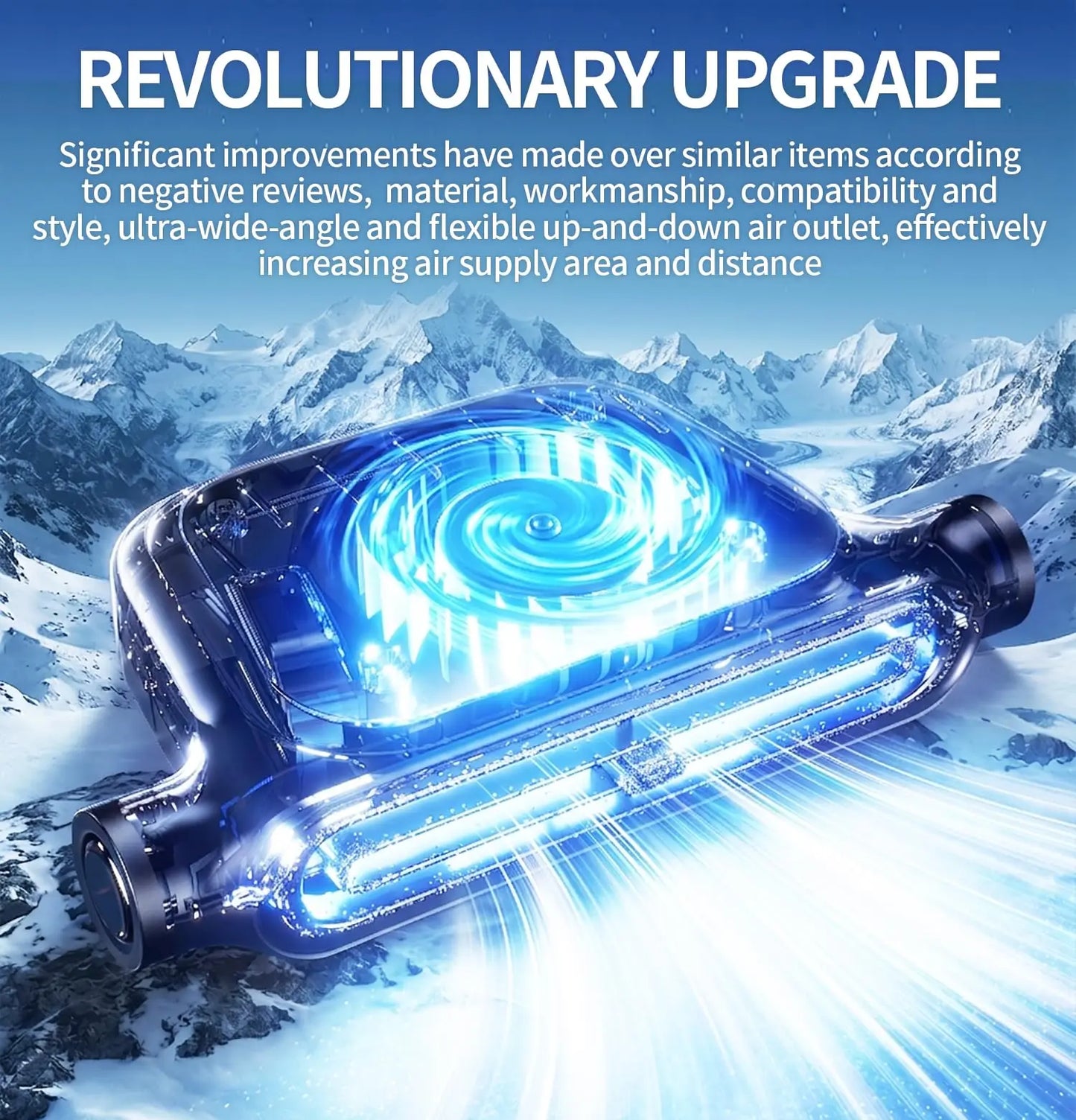 Mini USB Car Backseat Fan