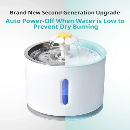 Stainless Steel Pet Water Fountain