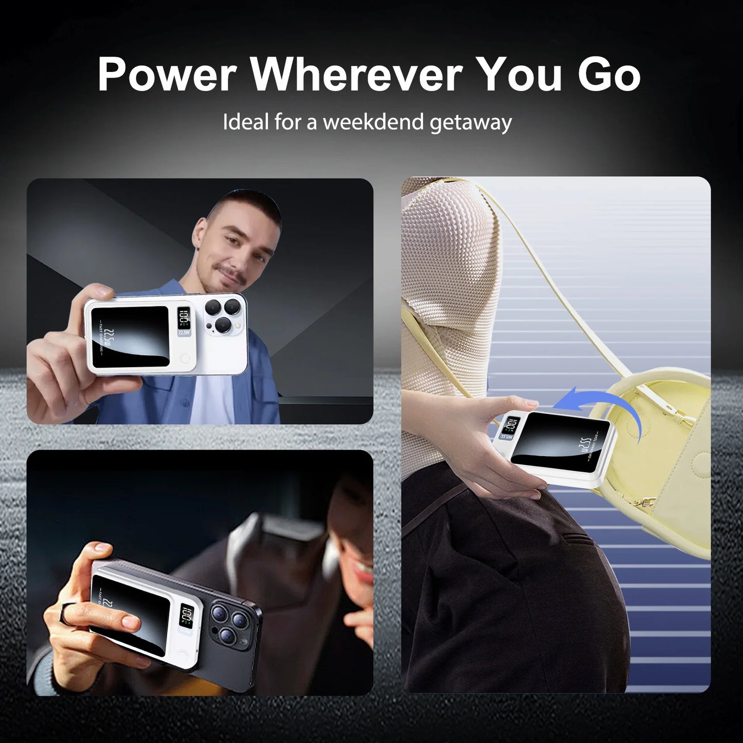 Magnetic Wireless Power Bank