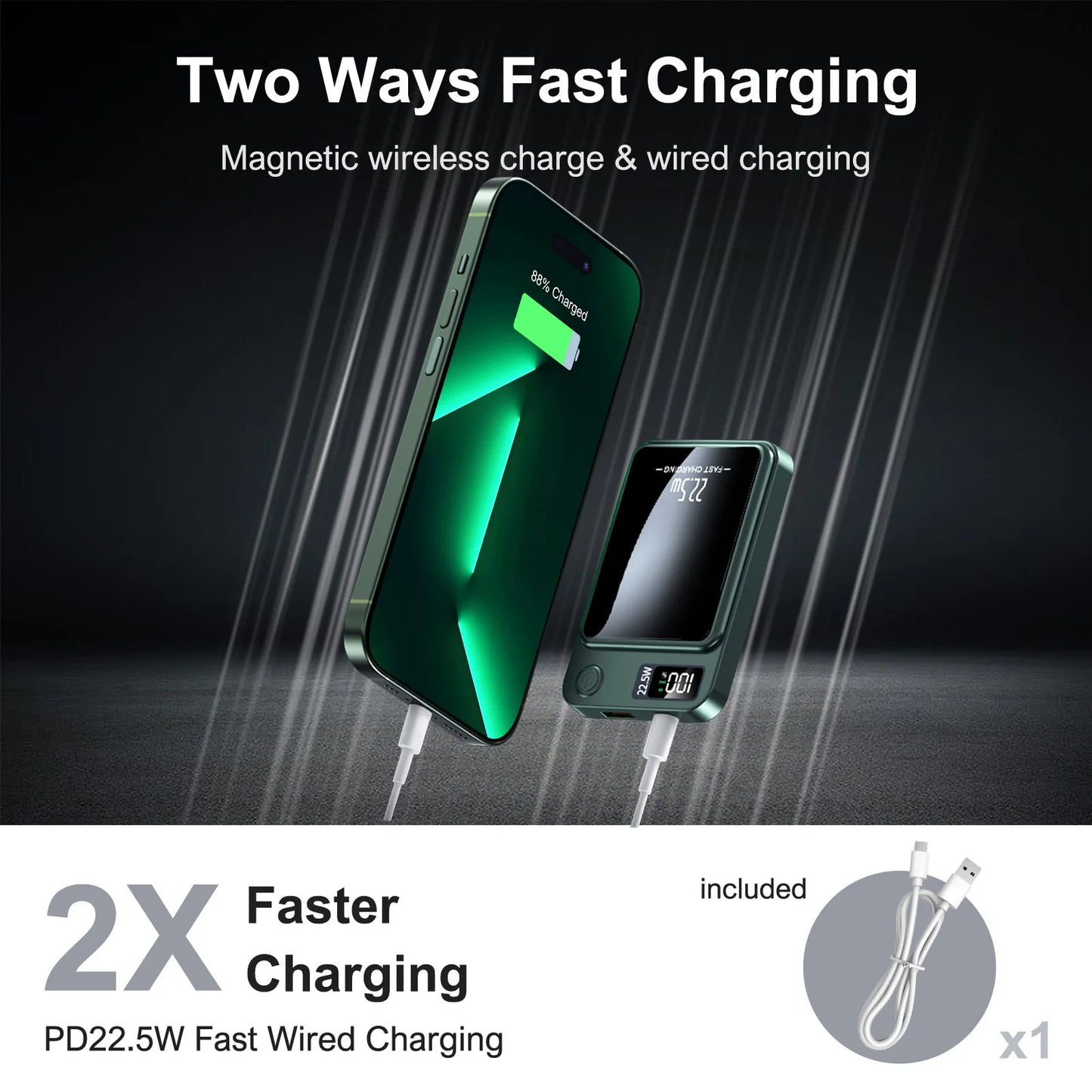 Magnetic Wireless Power Bank