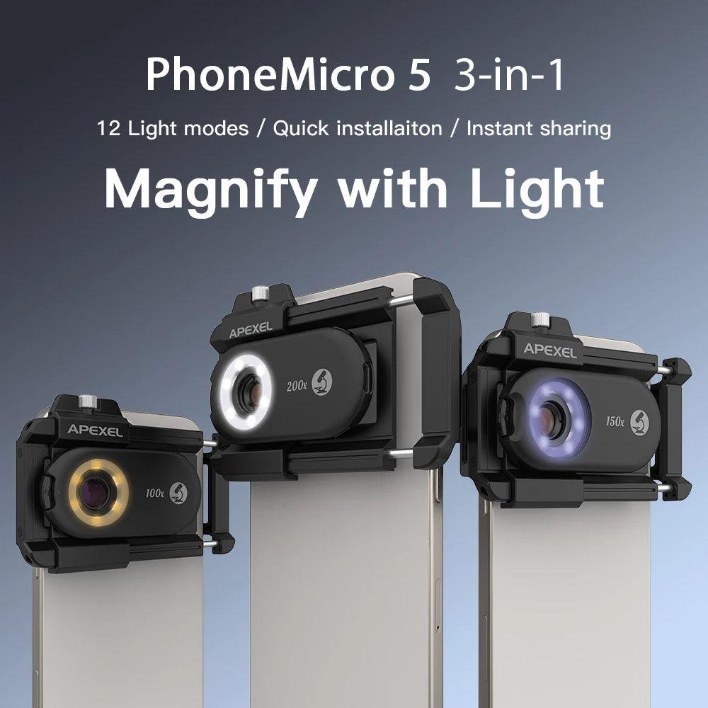 200X Smartphone Microscope Lens