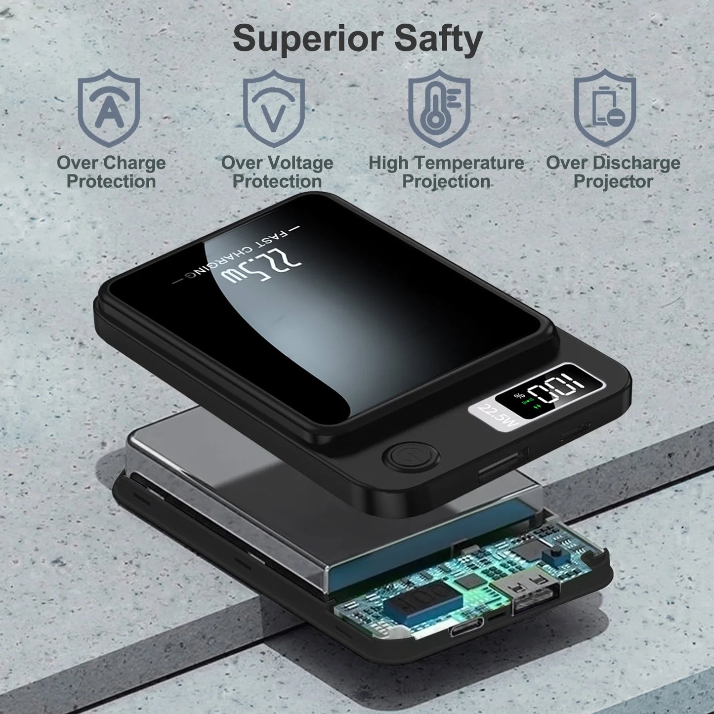 Magnetic Wireless Power Bank