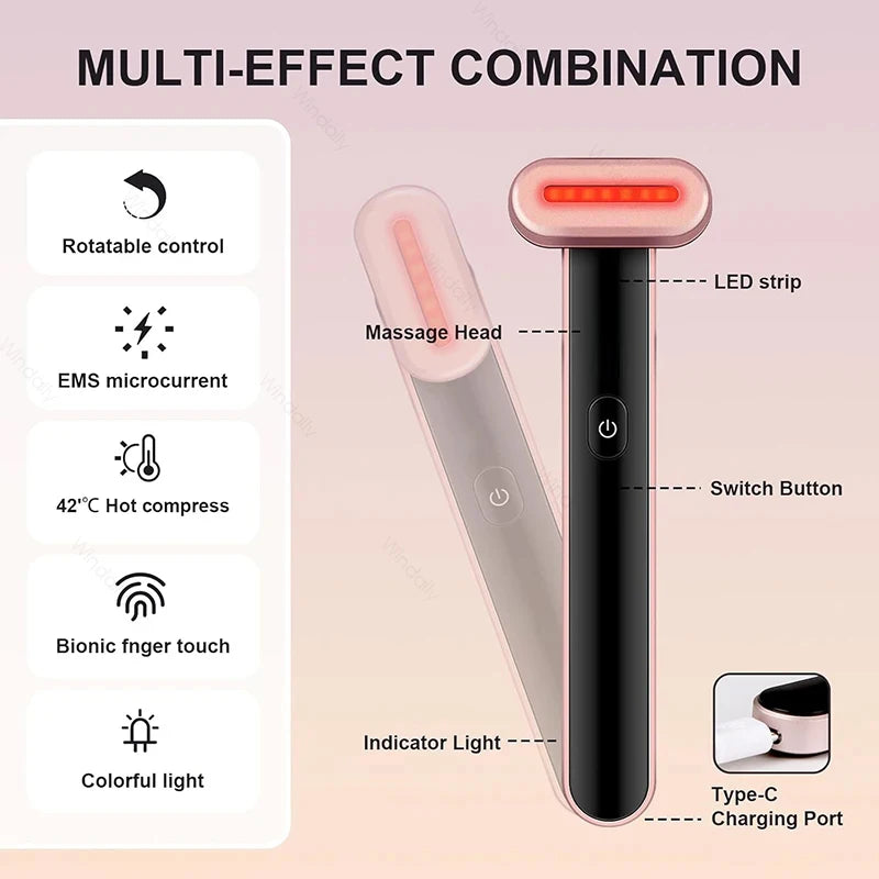 LED Facial Massage Wand
