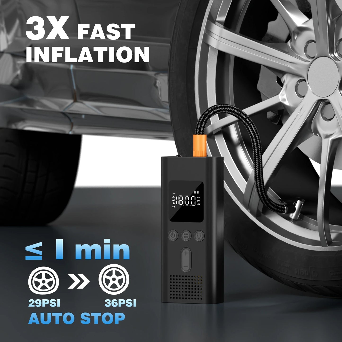 Portable Tire Air Inflator