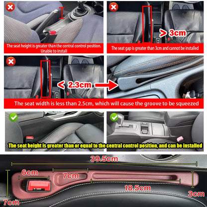 Car Seat Gap Filler Set